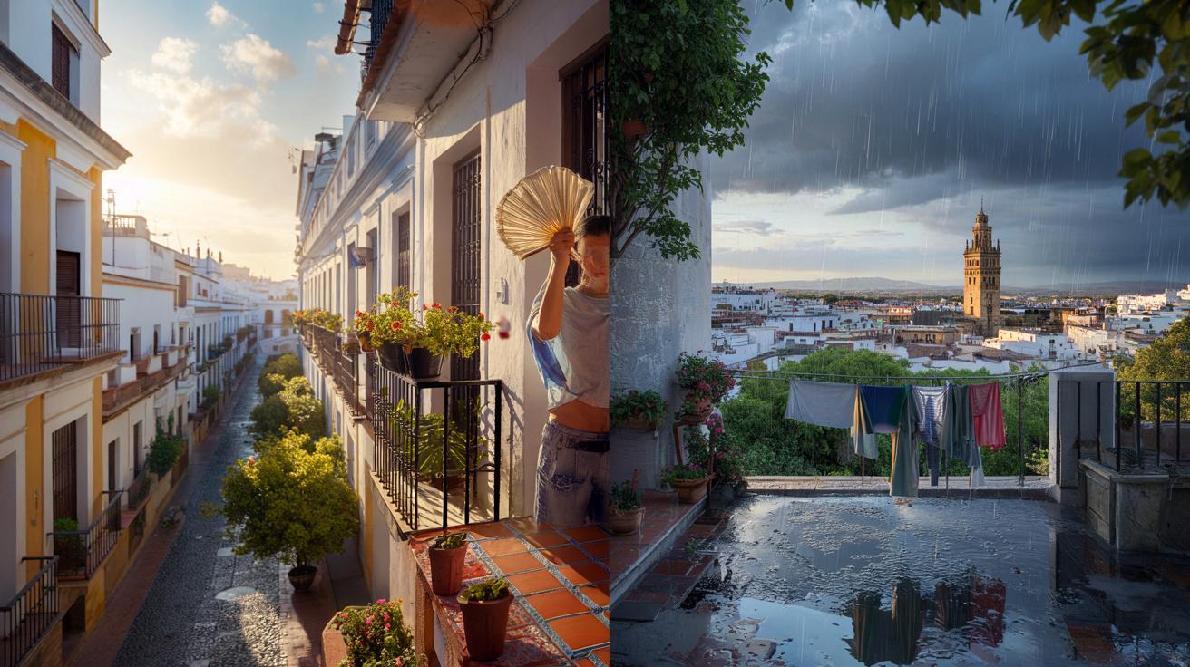 AEMET avisa: andaluces sudarán a 28 ºC a mitad de semana y el viernes te pillará la lluvia en casa