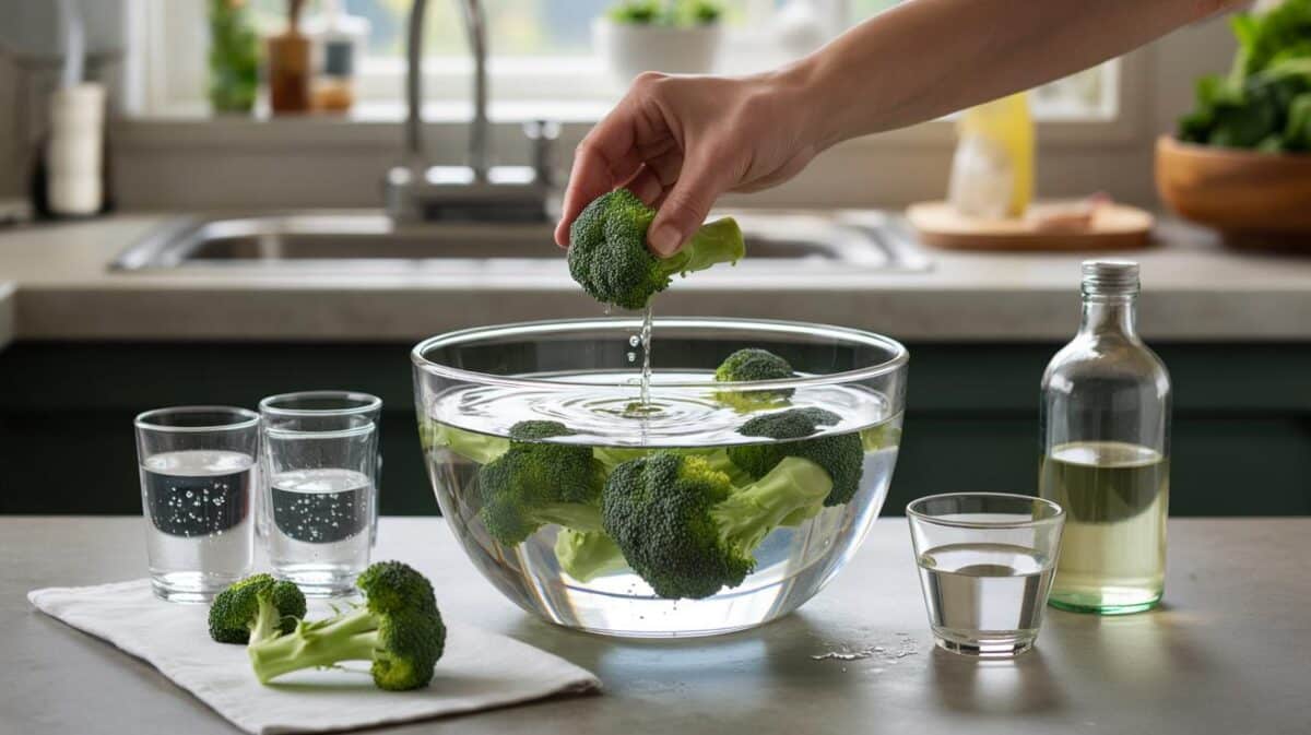 El método casero para lavar el brócoli que usan los nutricionistas: 3 tazas de agua, 1 de vinagre