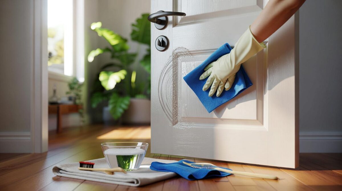 El truco de los expertos para tus puertas blancas: jabón neutro y microfibra en solo 10 minutos