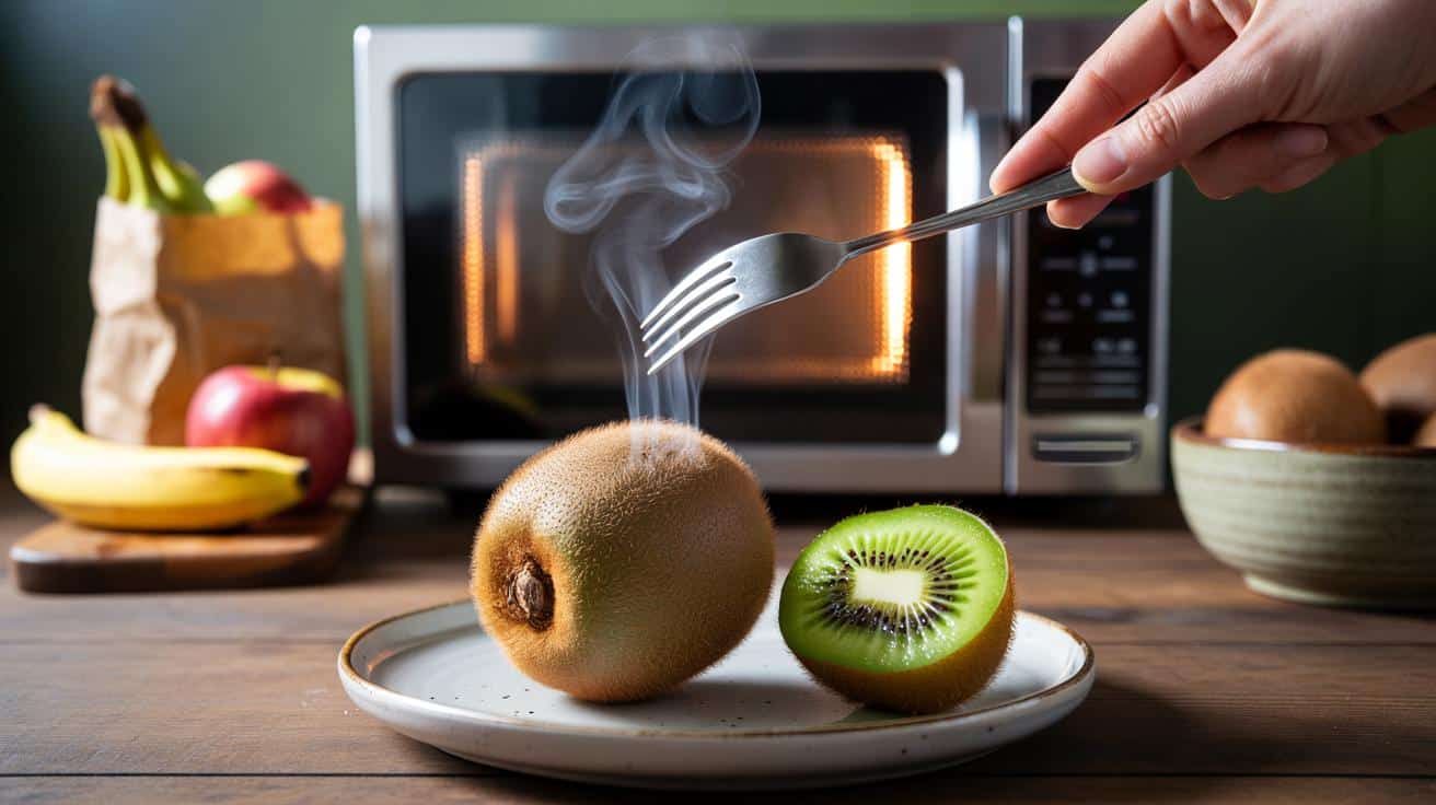 Kiwis duros en casa : ¿puede el microondas dejarlos listos en 30 segundos a 500 W sin perder sabor?