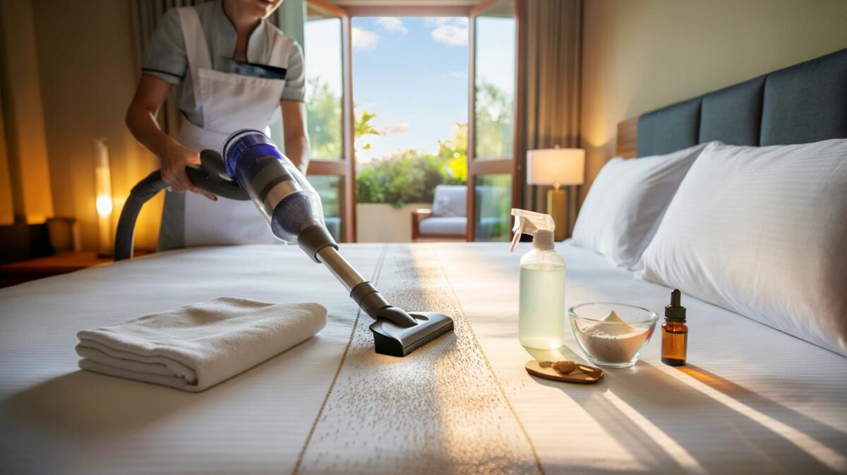 Limpiadoras de hotel revelan su secreto en 5 minutos: así dejas tu colchón sin ácaros y sin olores
