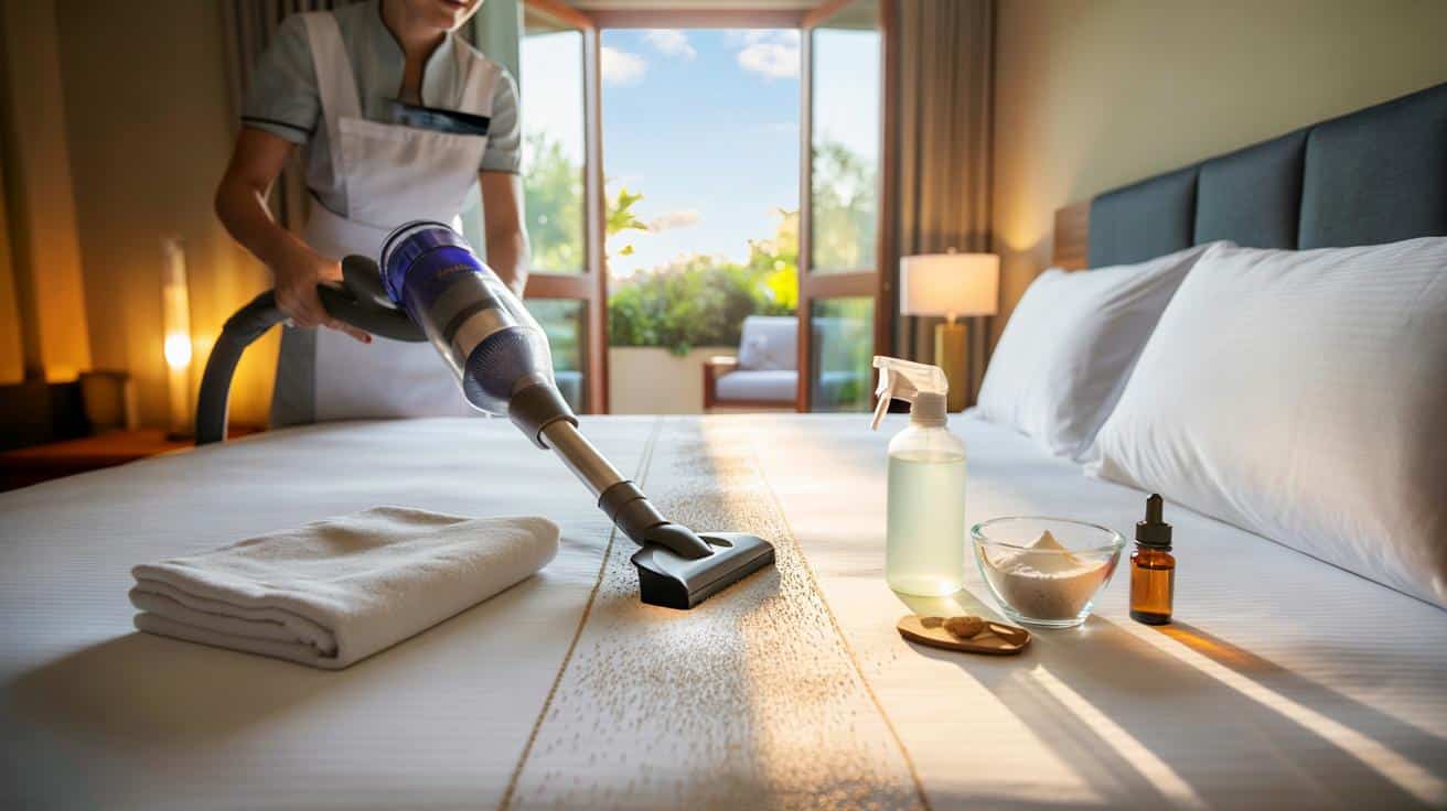 Limpiadoras de hotel revelan su secreto en 5 minutos: así dejas tu colchón sin ácaros y sin olores