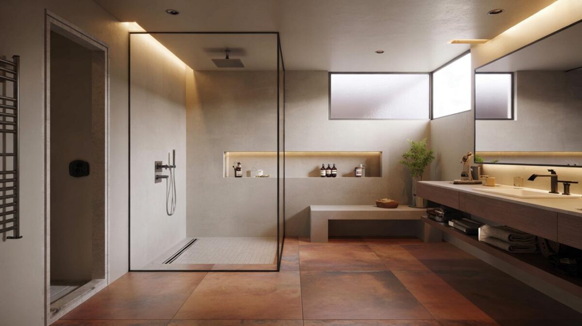 Ni cortinas ni mamparas: si tu baño es pequeño, este cambio te ahorra limpiezas y gana espacio