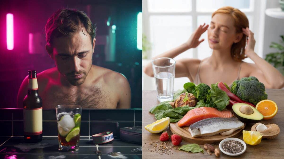 Si bebes los fines de semana, podrías acelerar la calvicie: los alimentos que te salvan el pelo