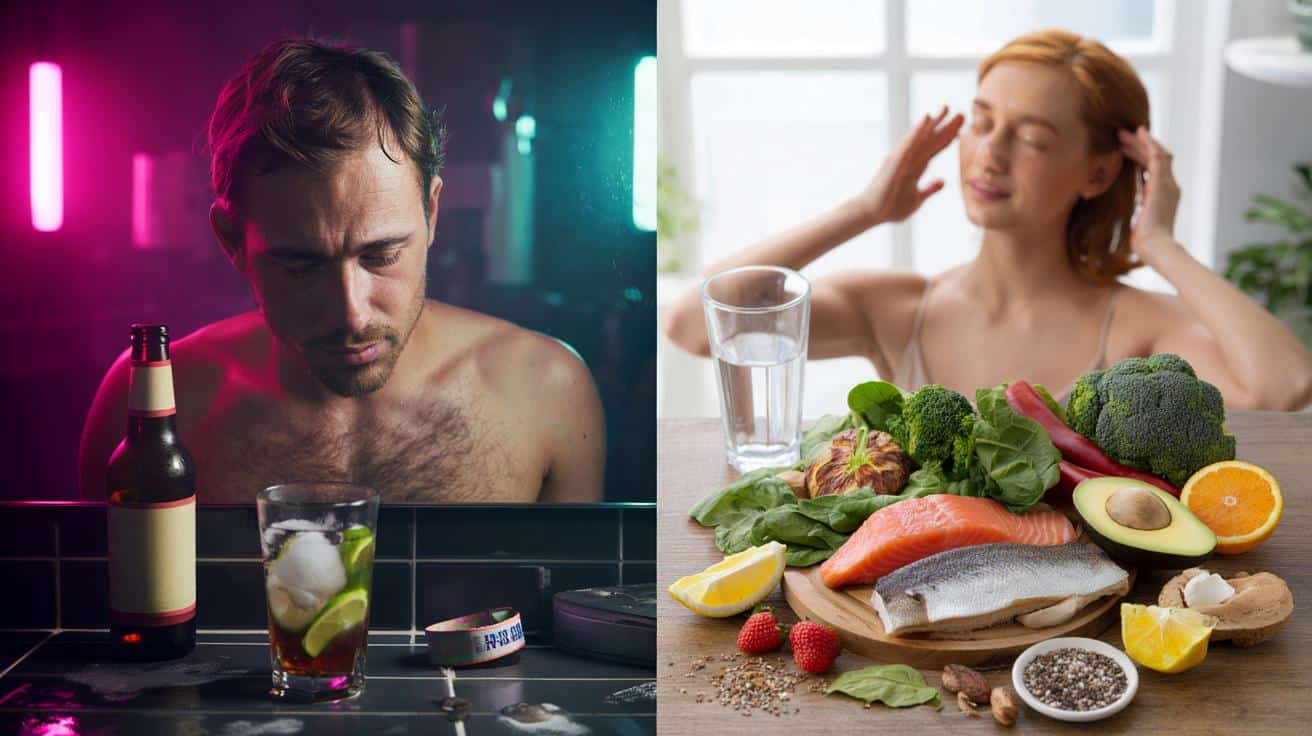 Si bebes los fines de semana, podrías acelerar la calvicie: los alimentos que te salvan el pelo