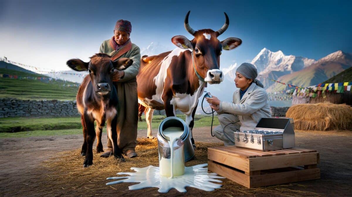 Si compras leche a diario, esto te afecta: ganaderos de Nepal prueban cruces con vacas de Jersey