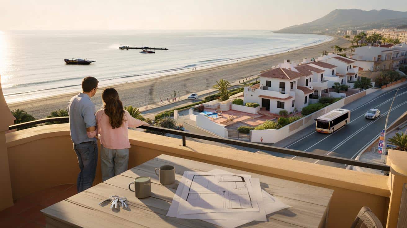 Si ganas menos de 2.000 euros, la zona barata de Málaga junto a la playa: 2.484 €/m² y a 30 minutos