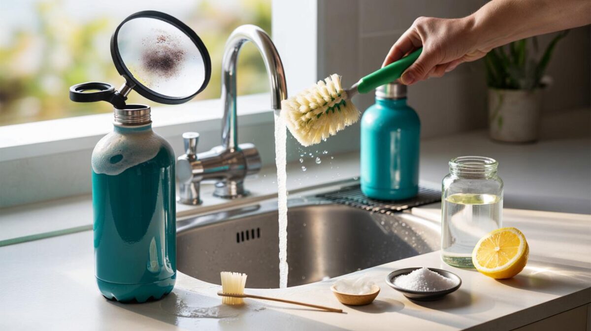 Si usas botella reutilizable cada día, puedes enfermar: así debes limpiarla según expertos