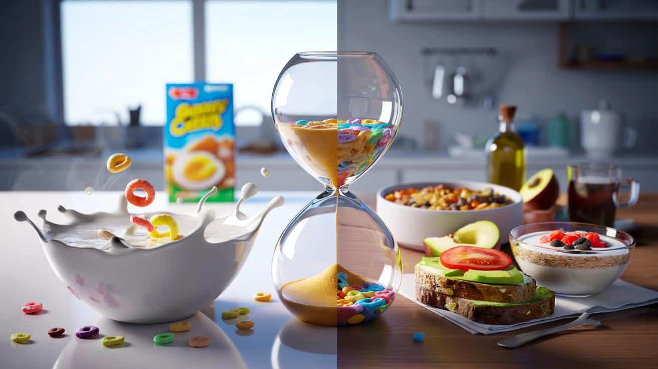 ¿tú también desayunas cereales azucarados? 5 señales de que te están robando años de vida hoy