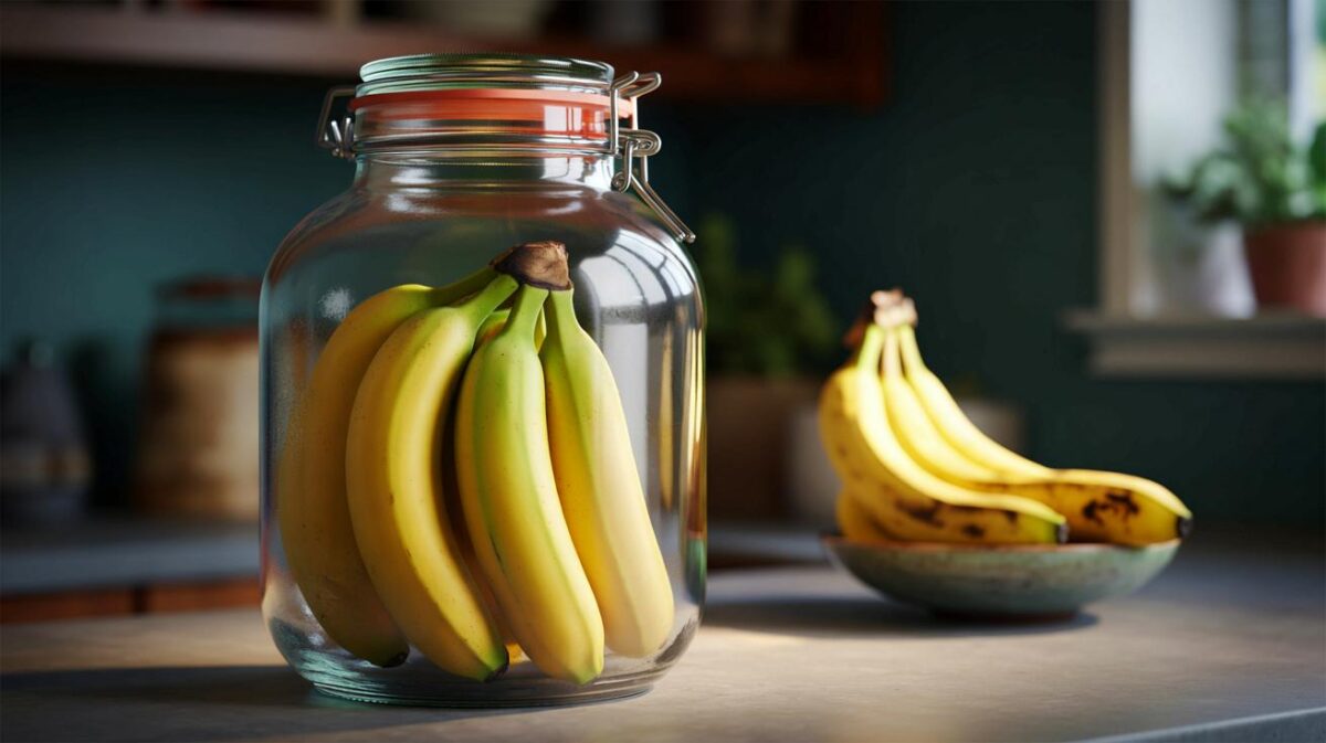 ¿tú también tiras plátanos cada semana? el truco del tarro para mantenerlos amarillos 16 días